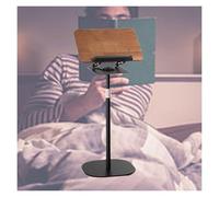 Leggio Da Pavimento,Supporto For Lettura Rimovibile 2 In 1 A Doppio Uso,Altezza Regolabile,For Libri Di Testo,Tablet,Riviste,Ricette(Black,Adjustable 91-159cm)
