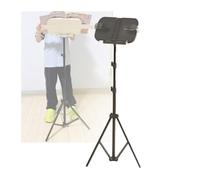 Leggio Da Terra, Treppiede Da Podio, Capacità Di Carico 10 Kg, Altezza Regolabile 68-158 Cm, For Libri, Immagini E Ricette(Black)
