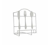 Leggio DKD Home Decor Posate Argentato Metallo Plastica 23 x 15 x 22 cm