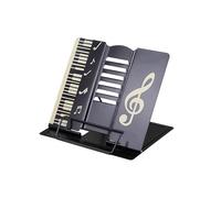 Leggio for spartiti, leggio da tavolo, angolo regolabile a 6 livelli, adatto for esercitarsi e suonare il pianoforte(Color-2)