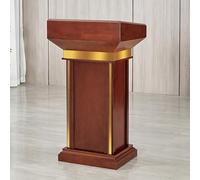 Leggio in Legno Alto 43" per Chiesa e Aula, Robusto, con scrivania per oratore e Lettore per presentatori Professionisti e Design Elegante.