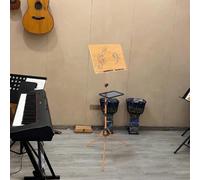 Leggio in legno per spartiti, stabile e regolabile in altezza per pianoforte
