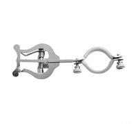 Leggio in metallo a morsetto per spartiti a lira, adatto per tromba, clarinetto, oboe, portatile, con clip, colore argento