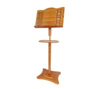 Leggio, Leggio In Legno, Leggio Con Vassoio, Altezza Regolabile, Adatto For Violino, Chitarrista, Band, Performance (Color : Style2, Size : 100-130cm)