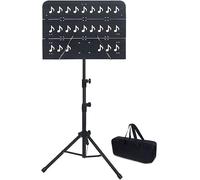 Leggio Musicale, Leggio per Spartiti, Supporto for spartiti durevole Supporti for spartiti portatili Supporto for spartiti ad altezza regolabile Supporti for spartiti pieghevoli in metallo for la scuo