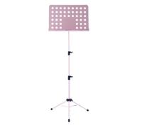 Leggio Musicale Leggio Pieghevole Portatile A Tre Stadi, Supporto For Canto Da Concerto, Supporto For Violino, Guzheng, Chitarra Leggio Per Spartiti(Pink)