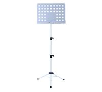 Leggio Musicale Leggio Pieghevole Portatile A Tre Stadi, Supporto For Canto Da Concerto, Supporto For Violino, Guzheng, Chitarra Leggio Per Spartiti(White)