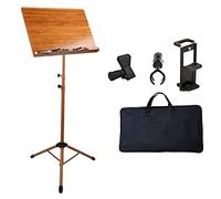 leggio musicale, Leggio portatile e leggero, leggio in bambù due in uno a doppio uso