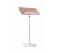 Leggio Musicale, Leggio Portatile, Realizzato in Legno e Metallo, Supporto da Pavimento Regolabile in Altezza. (Color : Natural, Size : 51.1in/130cm)