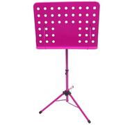 Leggio Musicale Pieghevole in Lega di Alluminio Rosa, Leggero | Treppiede Stabile Antiscivolo e Resistente al Vento, per Violino e Saxofono, Borsa Colore Casuale