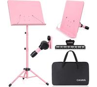 Leggio Musicale Pieghevole per Spartiti & Supporto per Tavolo 2IN1 Leggio