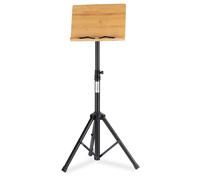 Leggio Musicale Professionale per Spartiti in Bambú Regolabile 33x22cm Mollette