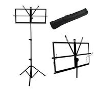 Leggio Musicale Regolabile Supporto Cavalletto Stand Spartiti Libri + Custodia
