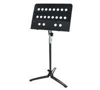 Leggio Musicale Supporto per spartiti musicali regolabile in altezza, supporto per spartiti in metallo pieghevole per casa, chiesa, concerto, leggio Leggio Per Spartiti(Black-1)
