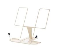 Leggio Per Libri Porta libri di ricette in ferro, schienale regolabile, supporto for in metallo leggero, for, lettura cucina, tablet cuoco per scrivania(Color1)