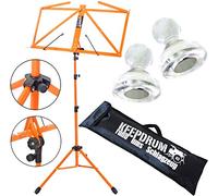 Leggio per spartiti Arancione con leggio Borsa + 10 pezzi magneti MG10 KEEPDRUM
