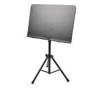 Leggio per Spartiti Orchestrali, Struttura Stabile Multifunzionale in ABS e Metallo, Leggio per Spartiti per Spettacoli Solisti (BLACK)