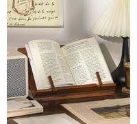 Leggio pieghevole per studio in legno con supporto per libri per appunti su