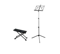 Leggio pieghevole + Poggia piedi per chitarristi KIT COMPLETO PER CHITARRA - OFF