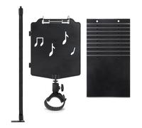 Leggio portatile per clarinetto e lira, in ABS e silicone, supporto per clarinetto per band e principianti per esercitarsi in marcia