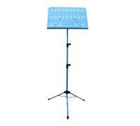 Leggio portatile, supporto per spartiti Portable Music Stand Music Stand Guzheng Playing Guitar Violin Portable Music Stand Three-stage Lifting Conductor Music Stand Music Stand(Blue)