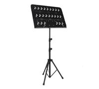 Leggio portatile, supporto per spartiti Portable Music Stand Music Stand Guzheng Playing Guitar Violin Portable Music Stand Three-stage Lifting Conductor Music Stand Music Stand(Black)