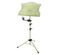 Leggio portatile, supporto per spartiti Portable Music Stand Portable Foldable Music Stand Professional Music Stand Can Be Raised And Lowered For Home Use Violin Stand Music Stand(Green)