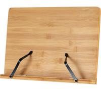 Classic Cantabile Leggio da Tavolo TSW-50S in Bambù, piano 33,3x22,3 cm, supporto per ricettario, libro, smartphone, tablet, con 5 angoli di inclinazione regolabili.