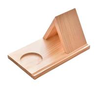 Leggio triangolare in legno Triangle Book Holder Wooden Reading Stand Multipurpose Shelf For Cup Storage Bracket Freestanding Tabletop Rack