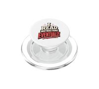 Leggo le istruzioni Alla fine sarcasmo sarcastico divertente fai da te PopSockets PopGrip per MagSafe