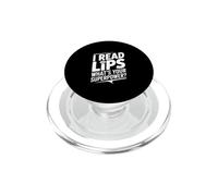 Leggo le labbra Qual è il tuo superpotere PopSockets PopGrip per MagSafe
