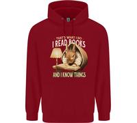 Leggo Libri E So Cose Felpa Per Bambini Con Coniglio Lettore