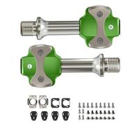 Leghe di alluminio ad alta resistenza Pedali senza clip Rotazione liscia Auto Ciclismo Biciclette Parte Enduring Leggero Lega di Alluminio Clipless Blocco Automatico Cuscinetti Sigillati Bici da