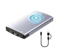 Leghe di alluminio Esterno HDD Enclosure Due NVMe Drive Bay Velocità di trasferimento 20Gbps Risparmio energetico automatico Modalità di sospensione intelligente Esterno Alloggiamento del disco rigido