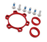 Leghe di alluminio Kit adattatore di conversione mozzo bici Assi passanti Hub Refit Guarnizioni Biciclette Aumenta Mozzi Adattatori Rondelle Biciclette Anteriore Posteriore Aumenta Adattatore di