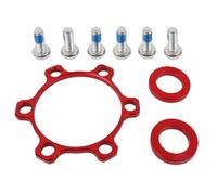 Leghe di alluminio Kit adattatore di conversione mozzo bici Assi passanti Hub Refit Guarnizioni Biciclette Aumenta Mozzi Adattatori Rondelle Biciclette Anteriore Posteriore Aumenta Adattatore di
