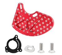 Leghe di alluminio Mountain Bike Chainring Guard Compatibilità con 26T 32T guarniture adattatore per una facile installazione Copertura corona leggera