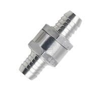 Leghe di alluminio Valvole di ritegno di linea Resistente alla corrosione Via singola Inline Nessuno Valvole di Ritorno per Auto Moto Enduring per Auto Moto Nave