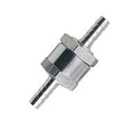 Leghe di alluminio Valvole di ritegno di linea Resistente alla corrosione Via singola Inline Nessuno Ritorno per Auto Moto Enduring Single Way Oil Fuels Check