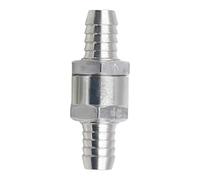 Leghe di alluminio Valvole di ritegno di linea Resistente alla corrosione Via singola Inline Nessuno Ritorno per Auto Moto Enduring Single Way Oil Fuels Check