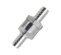 Leghe di alluminio Valvole di ritegno di linea Resistente alla corrosione Via singola Inline Nessuno Valvole di Ritorno per Auto Moto Enduring per Auto Moto Nave