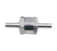 Leghe di alluminio Valvole di ritegno di linea Resistente alla corrosione Via singola Inline Nessuno Ritorno per Auto Moto Enduring Single Way Oil Fuels Check