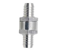 Leghe di alluminio Valvole di ritegno di linea Resistente alla corrosione Via singola Inline Nessuno Ritorno per Auto Moto Enduring Single Way Oil Fuels Check