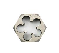 leghe lucidate circolari, Confezione da 13 filiere esagonali metriche a destra da M3 a M20(M16x1.5)