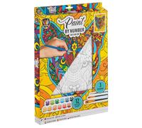 Legind Grafix Paint by Number Tiger Canvas + 12 Paints (K-150072)