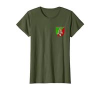 Legion Etrangere Paracadute Soldat Simbolo Maglietta, Donna, Oliva, XS