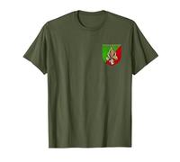 Legion Etrangere Paracadute Soldat Simbolo Maglietta, Uomo, Oliva, 3XL