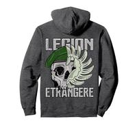 Legione Francese Etrangere straniero Francese Paracadute Felpa con Cappuccio