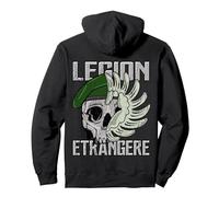 Legione Francese Etrangere straniero Francese Paracadute Felpa con Cappuccio
