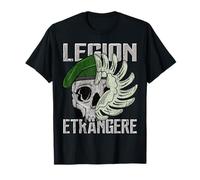Legione francese Etrangere straniero francese paracadute Maglietta